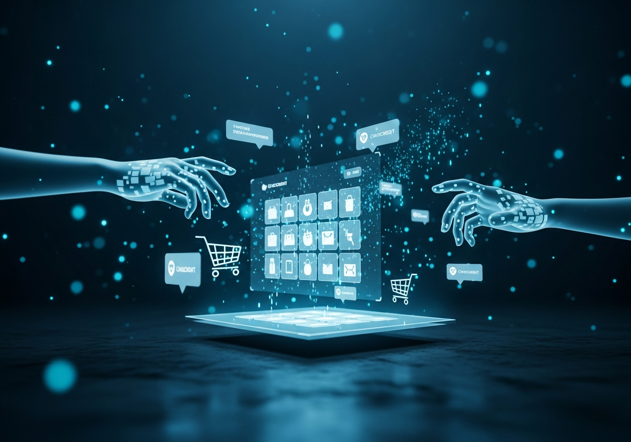 AI agent autonomously completing e-commerce transactions, 2025