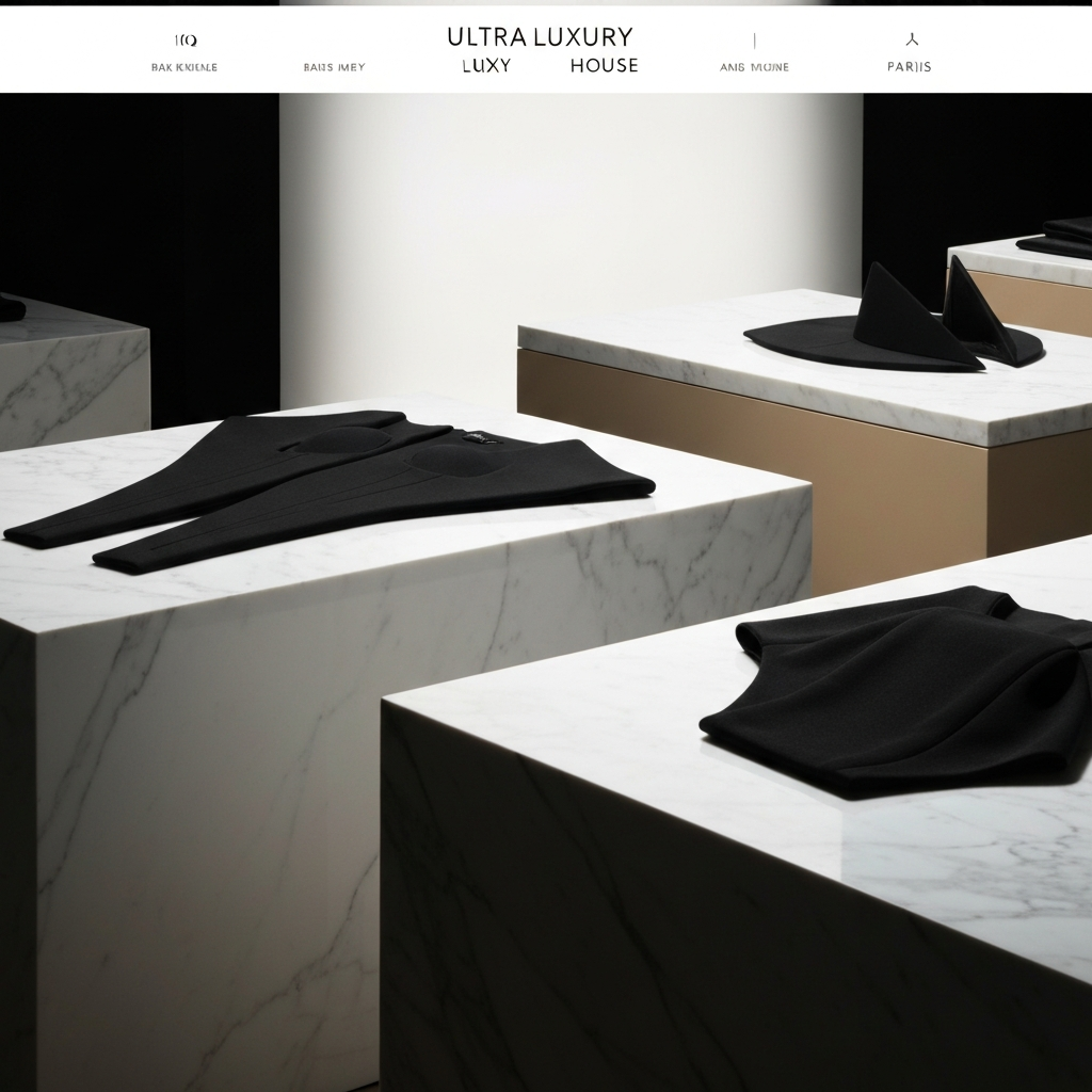 Luxury fashion website